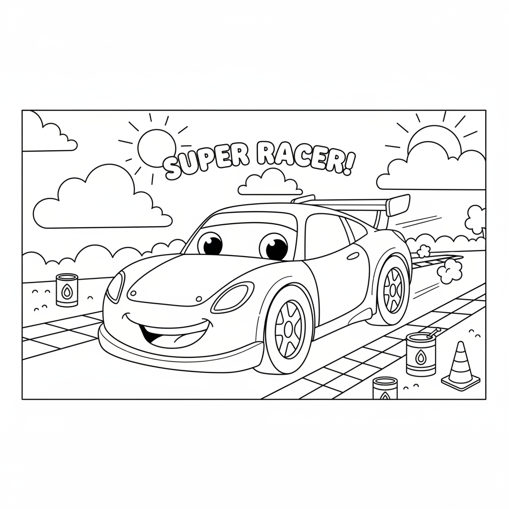 Coloriage dessin coloriage cars 2