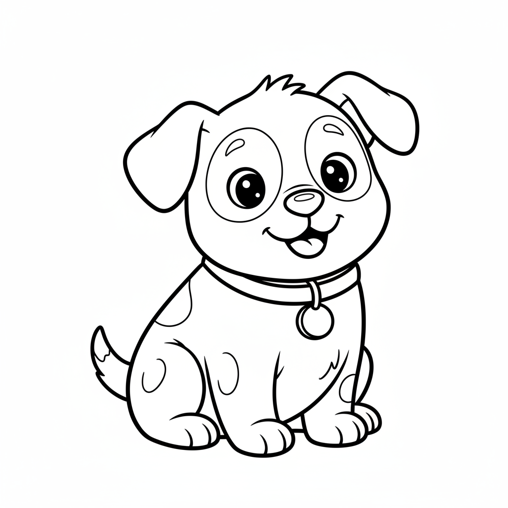 Coloriage dessin coloriage chien