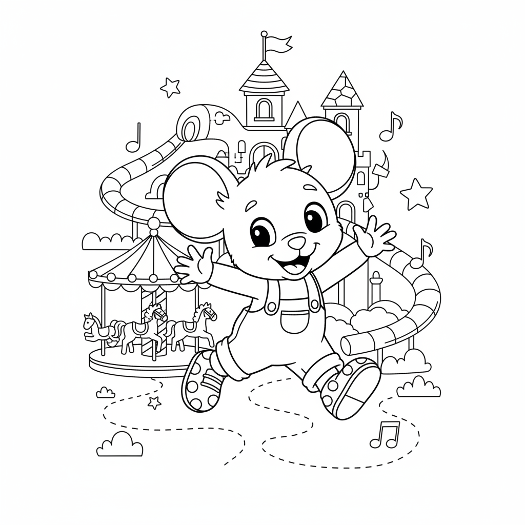 Coloriage dessin coloriage mickey 5