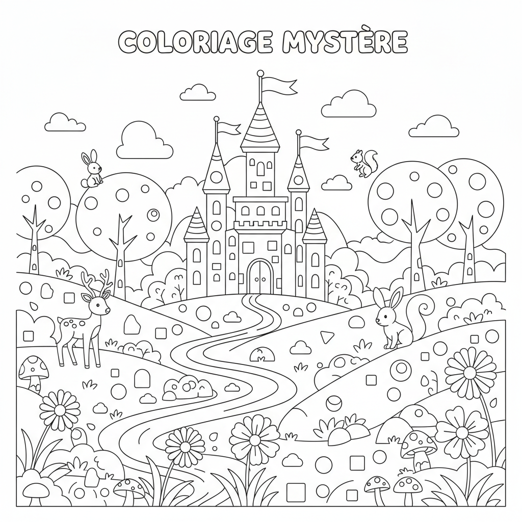 Coloriage disney coloriage mystere 3