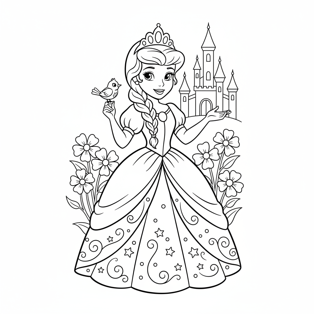 Coloriage Disney Princesse Coloriage à Imprimer