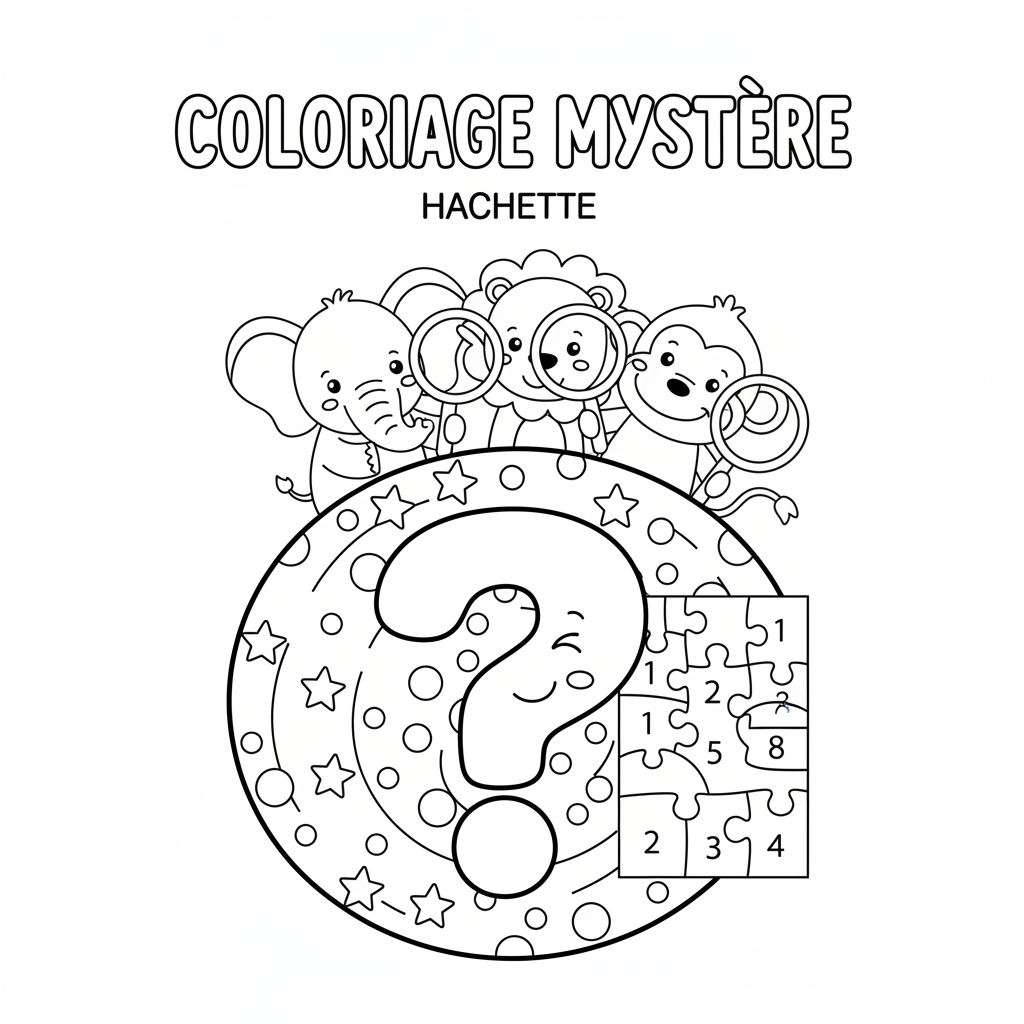 Coloriage hachette coloriage mystere 1