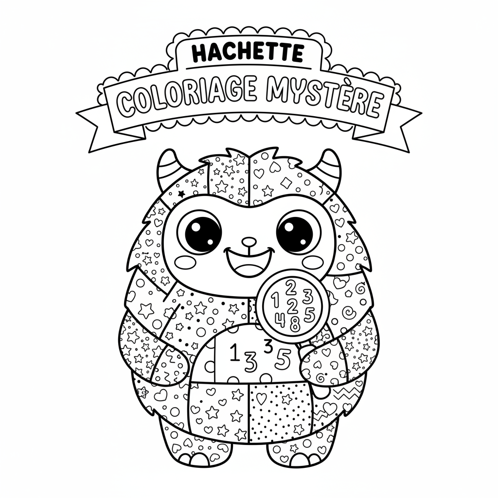 Coloriage hachette coloriage mystere 4