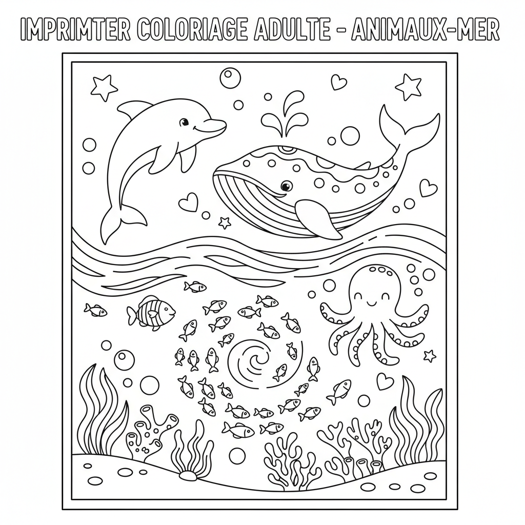 Coloriage imprimer coloriage adulte 5