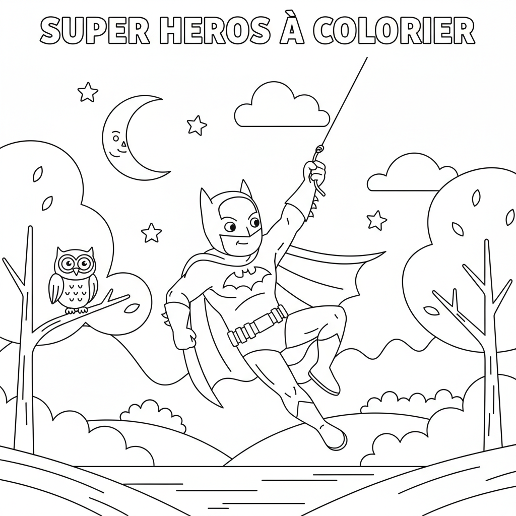 Coloriage imprimer coloriage batman 3