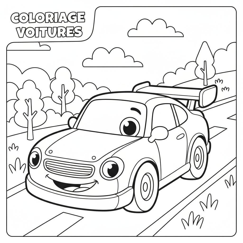 Coloriage imprimer coloriage cars