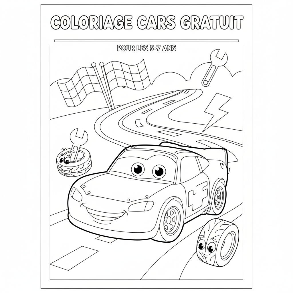 Coloriage imprimer coloriage cars gratuit 2