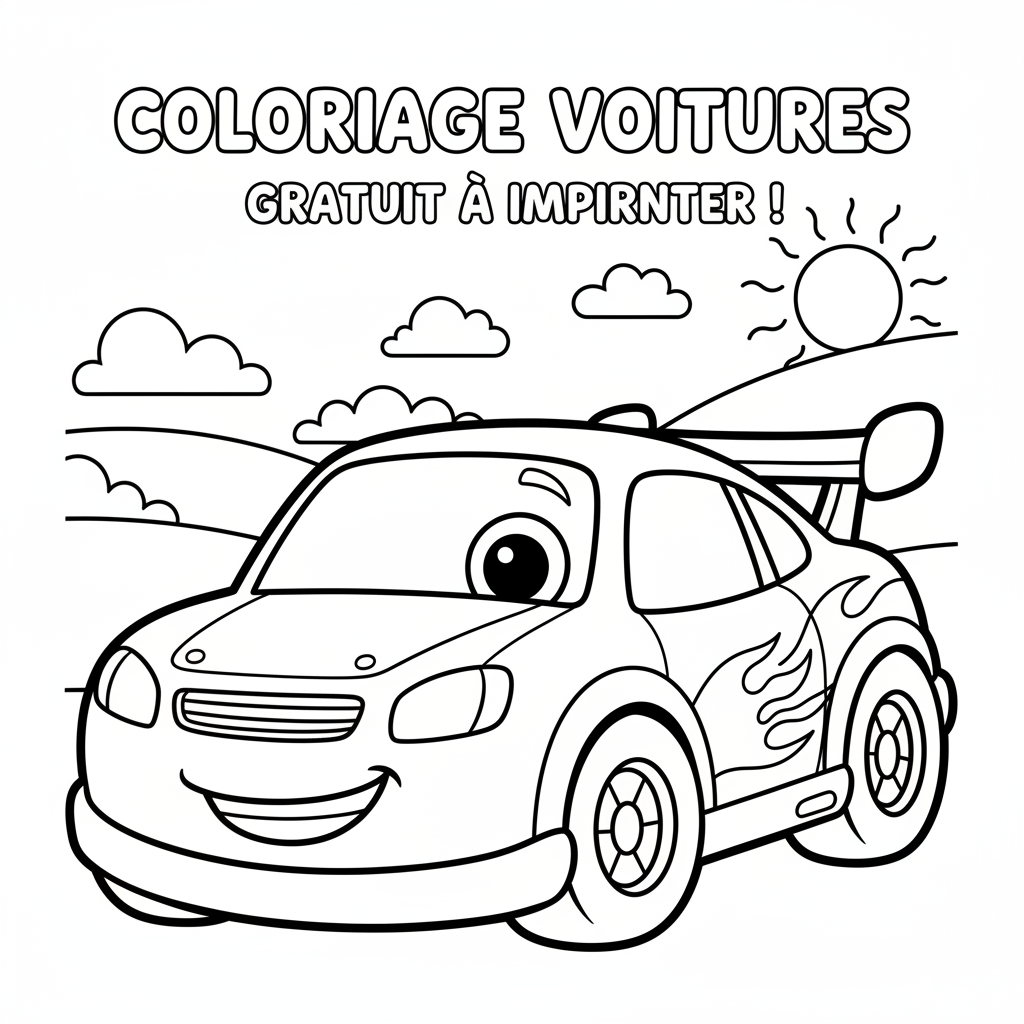 Coloriage imprimer coloriage cars gratuit 4