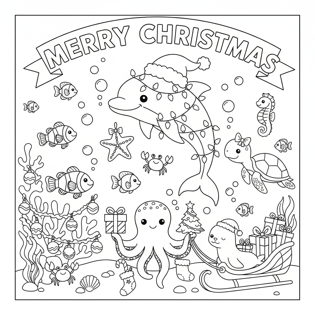 Coloriage imprimer coloriage de noel 2