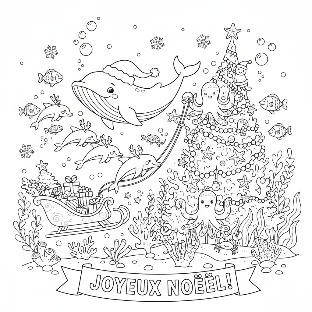 Coloriage imprimer coloriage de noel 5