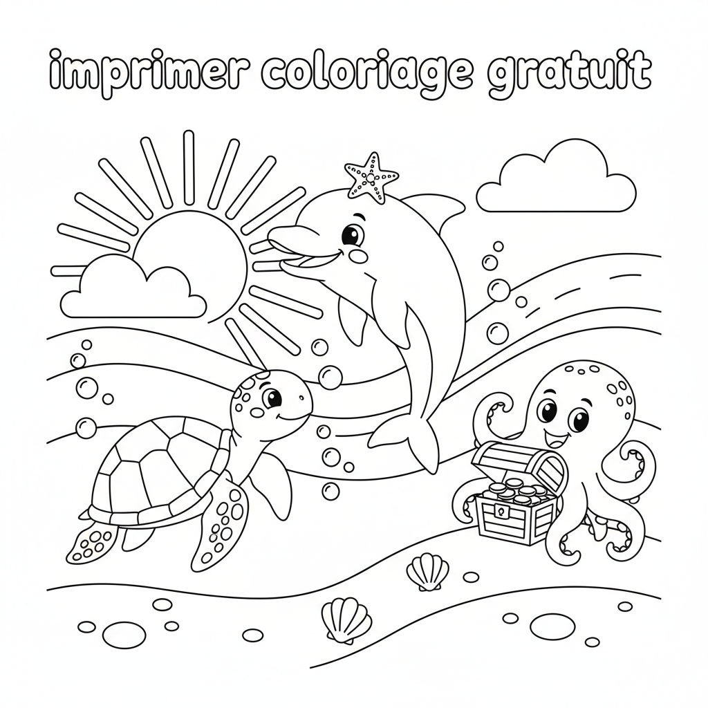 Coloriage imprimer coloriage gratuit 3