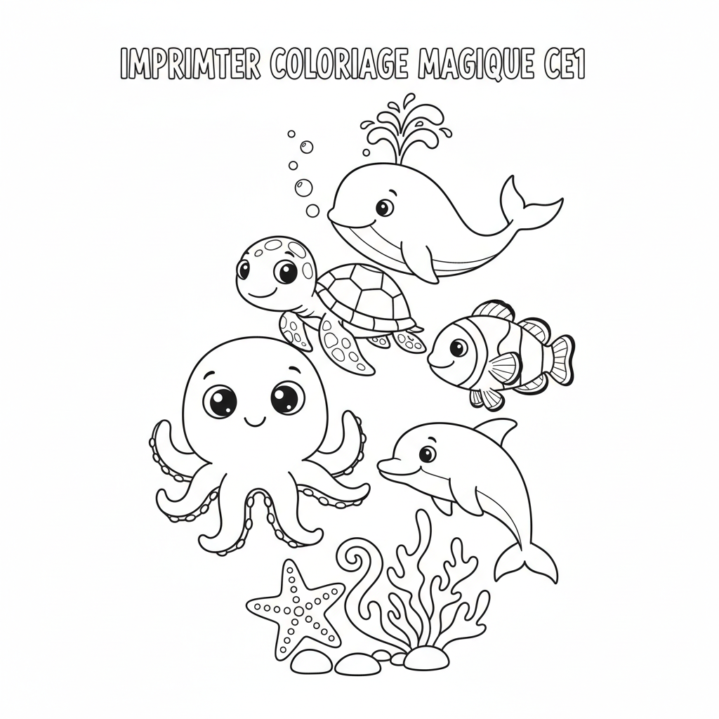 Coloriage imprimer coloriage magique ce1