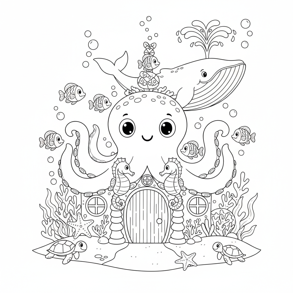 Coloriage imprimer coloriage maison 3