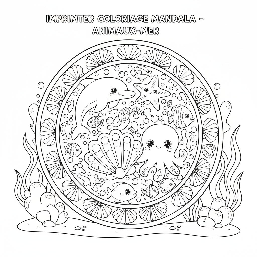 Coloriage imprimer coloriage mandala 3
