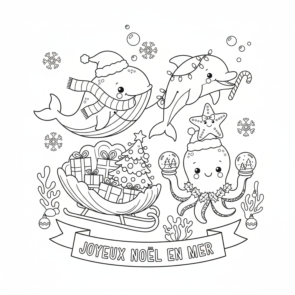 Coloriage imprimer coloriage noel