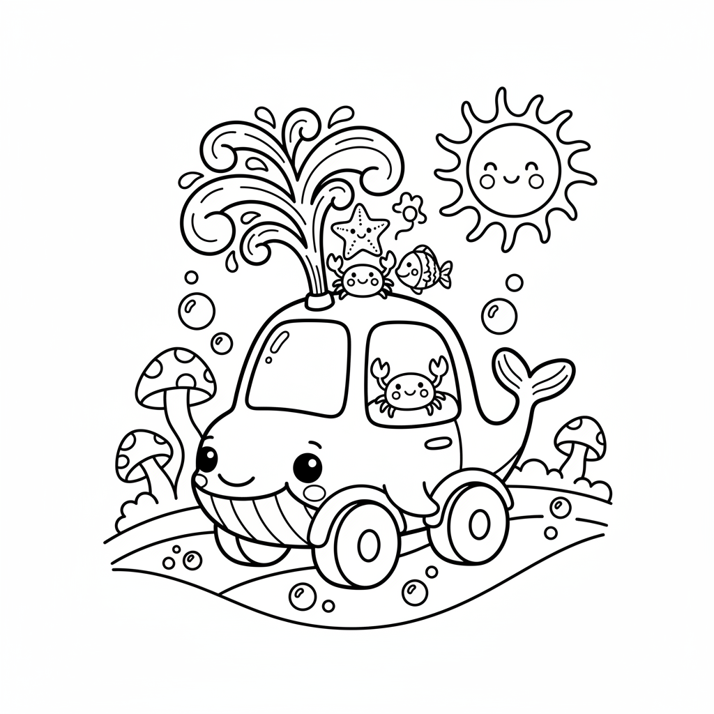 Coloriage imprimer coloriage voiture 1
