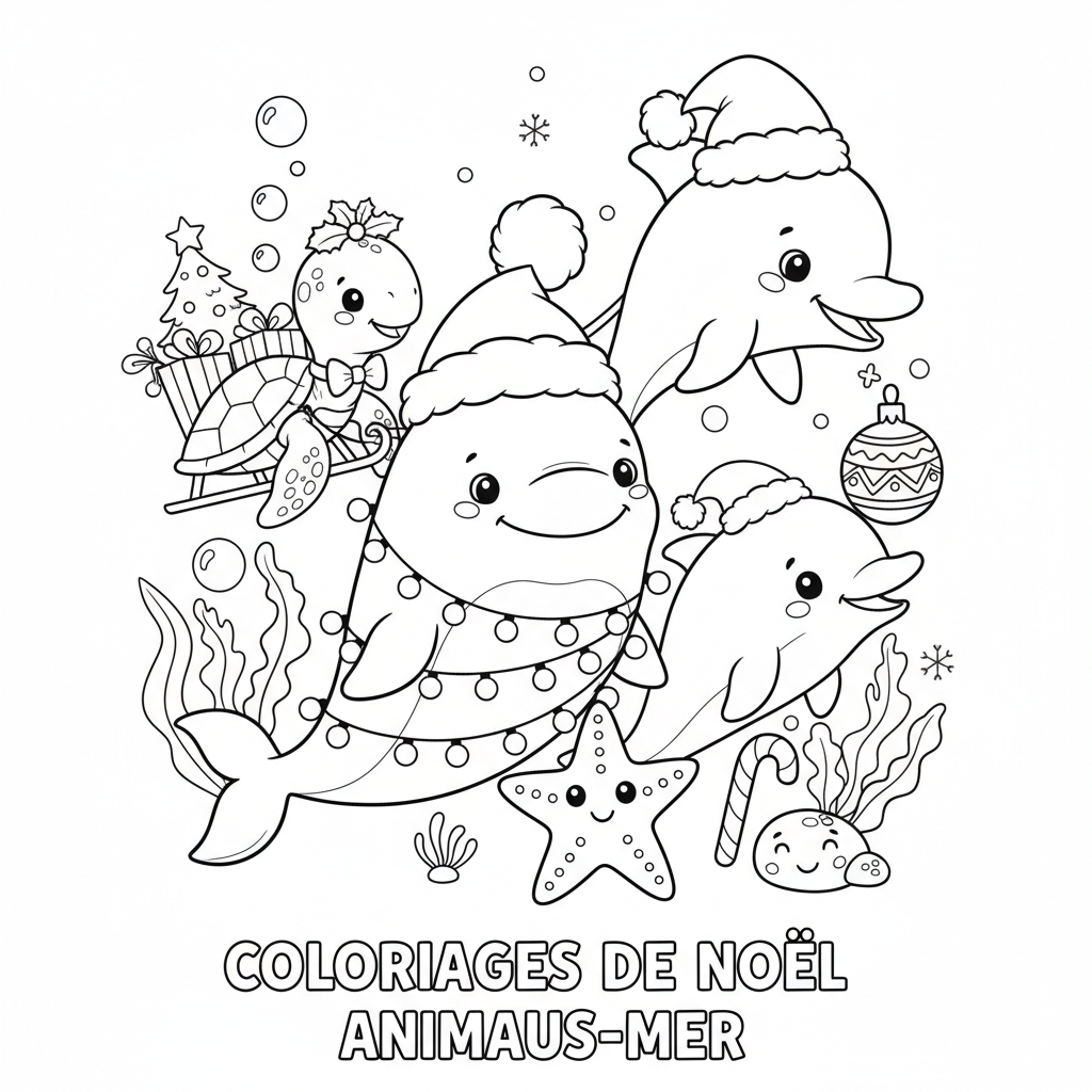 Coloriage imprimer coloriages de noel 4