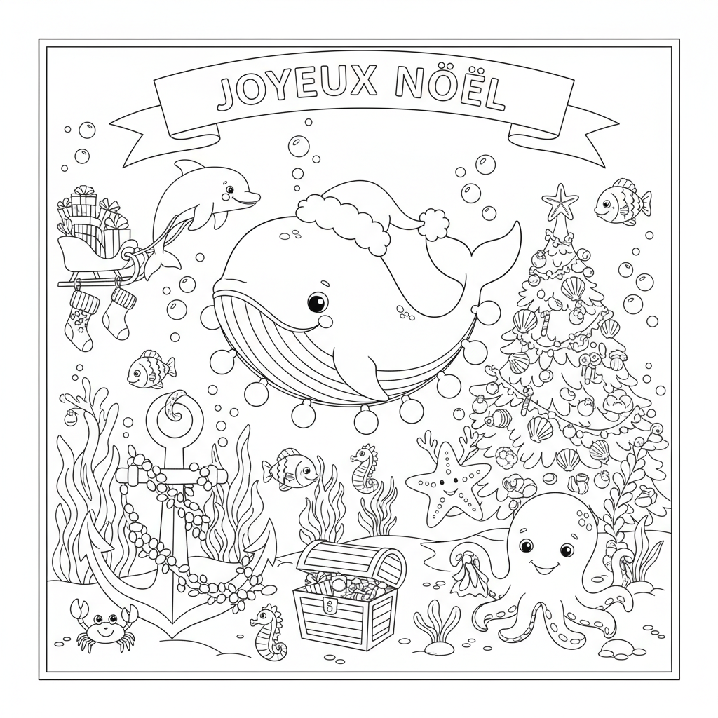 Coloriage imprimer des coloriage de noel 2