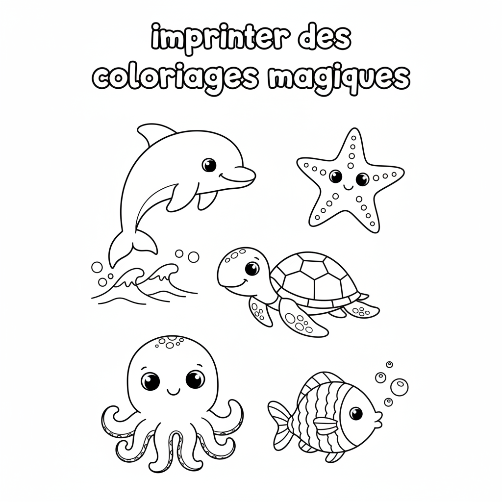 Coloriage imprimer des coloriages magiques