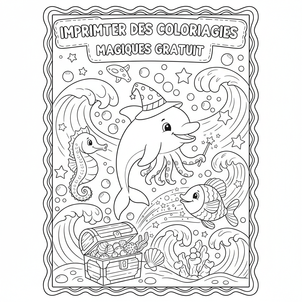 Coloriage imprimer des coloriages magiques gratuit
