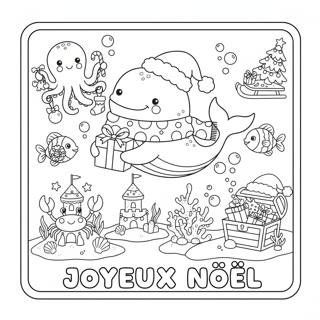 Coloriage imprimer un coloriage de noel