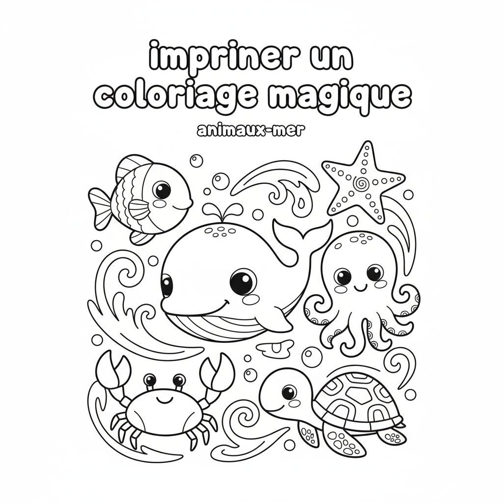 Coloriage imprimer un coloriage magique