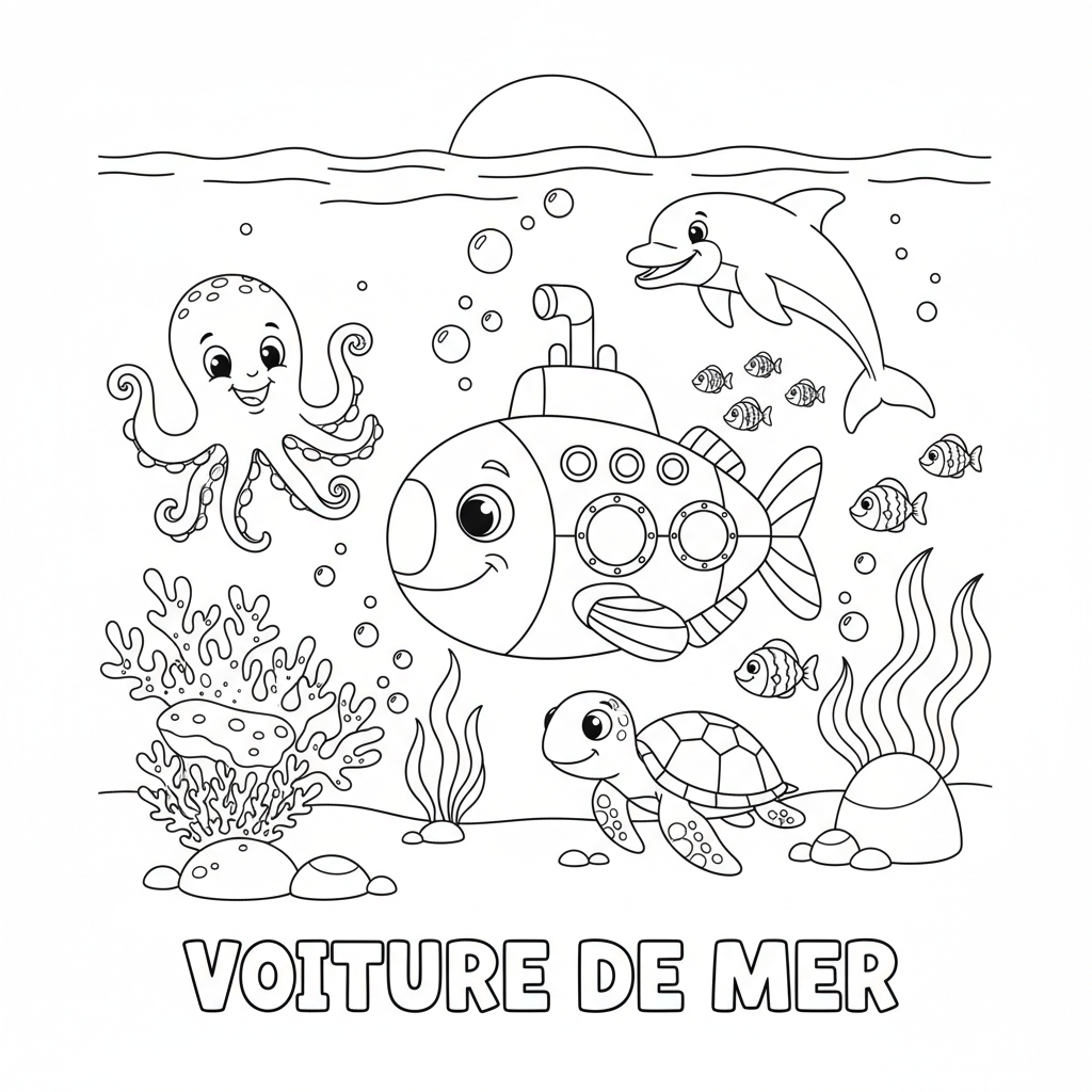 Coloriage imprimer voiture coloriage 3