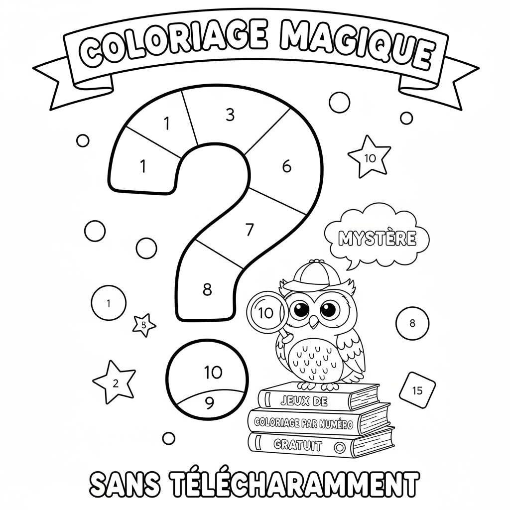 Coloriage jeux de coloriage par numéro gratuit sans telechargement