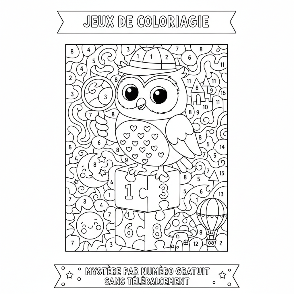 Coloriage jeux de coloriage par numéro gratuit sans téléchargement 2