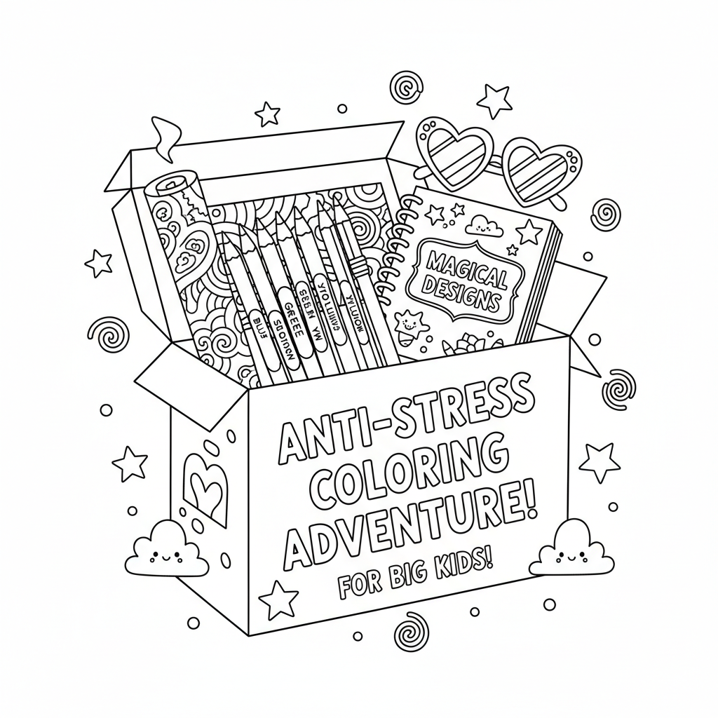 Coloriage kit coloriage adulte 2