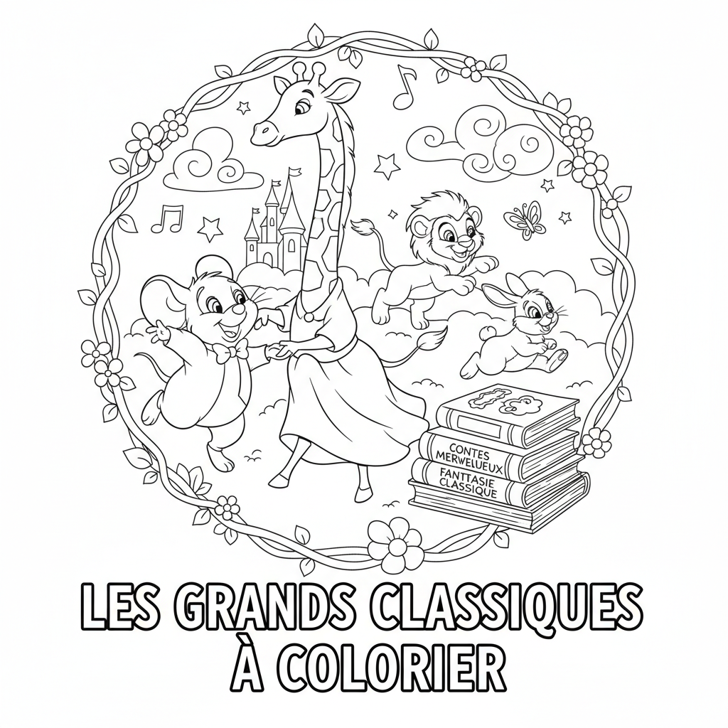 Coloriage les grands classiques disney coloriage 5