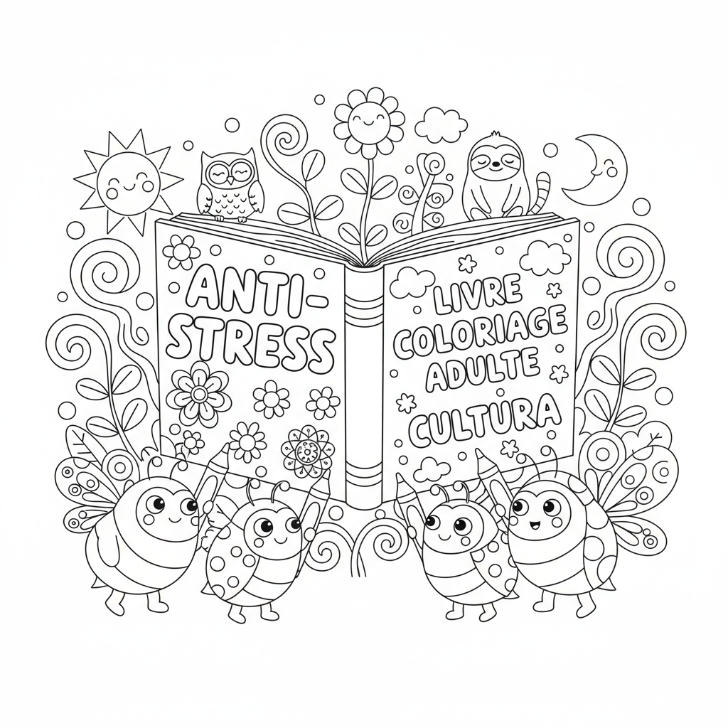 Coloriage livre coloriage adulte cultura