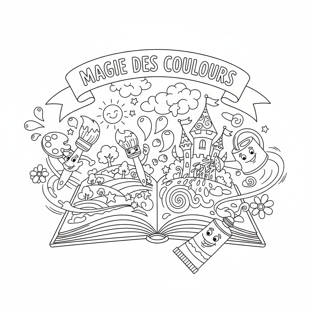 Coloriage livre coloriage aquarelle adulte 5