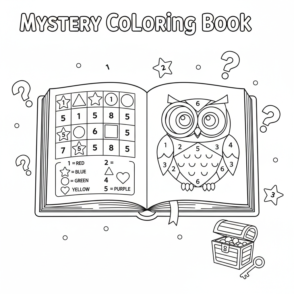 Coloriage livre coloriage mystere adulte 2