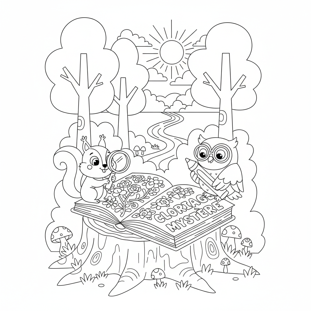 Coloriage livre coloriage mystere adulte 3