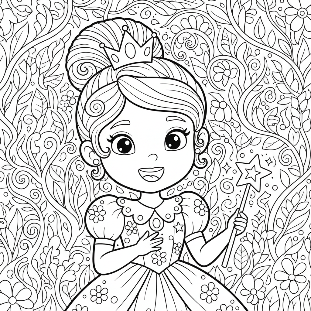 Coloriage livre coloriage mystère disney 4