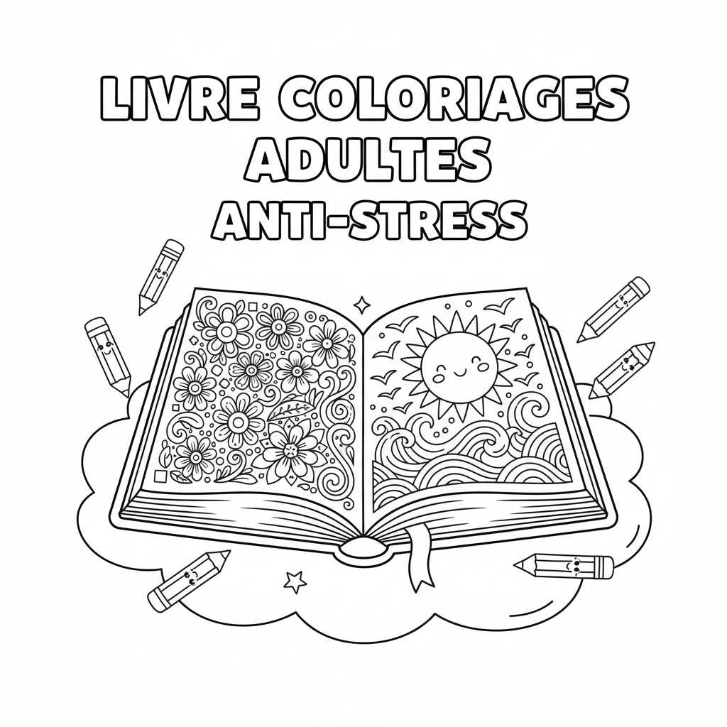 Coloriage livre coloriages adultes 2