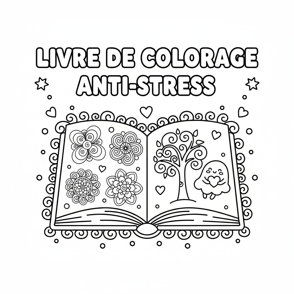 Coloriage livre de coloriage adulte
