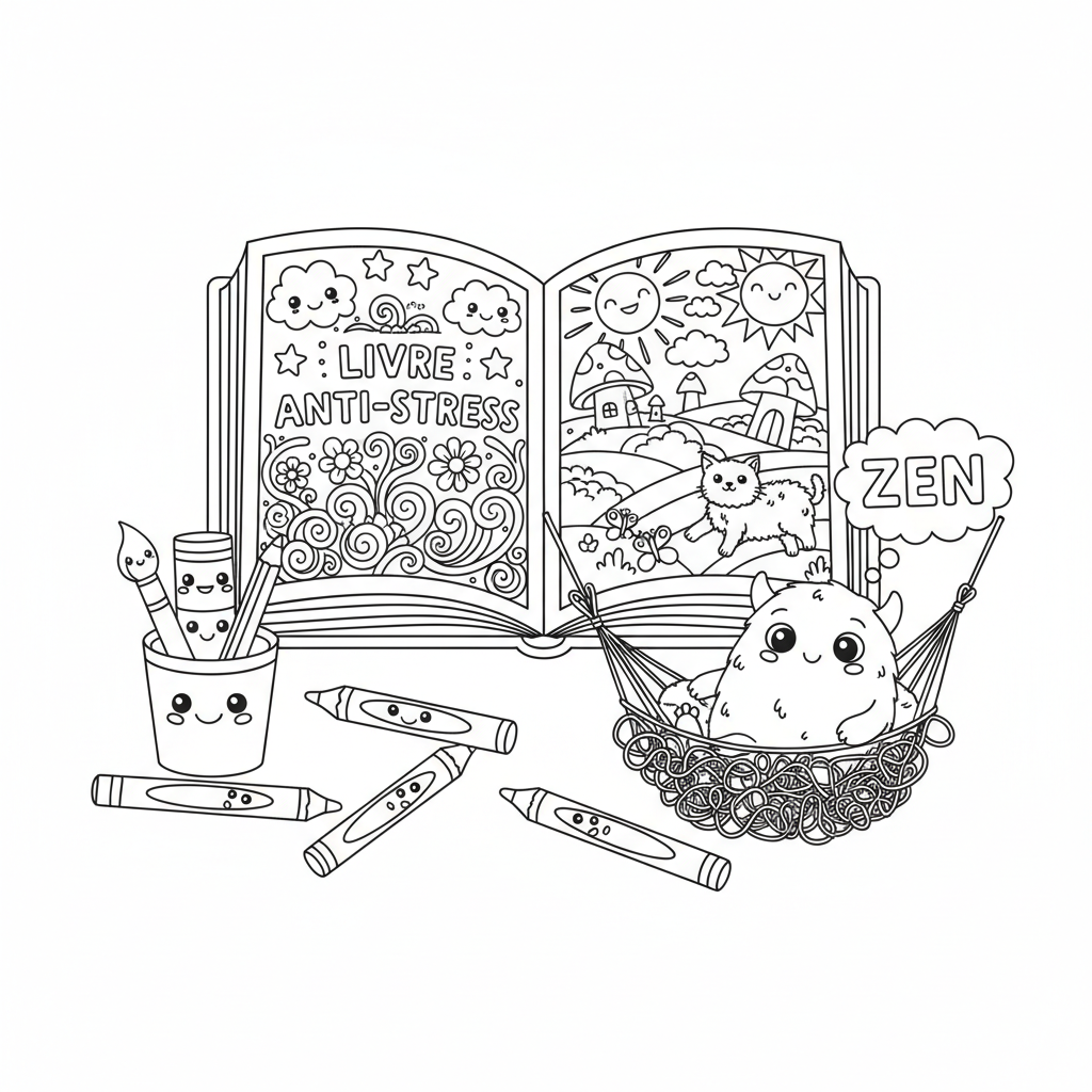 Coloriage livre de coloriage anti stress adulte 2