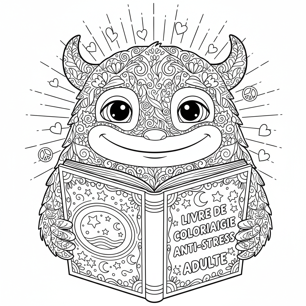 Coloriage livre de coloriage anti stress adulte 4