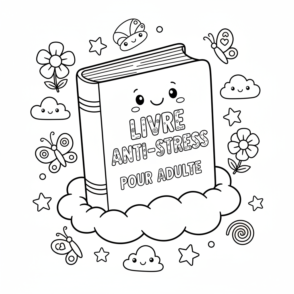 Coloriage livre de coloriage anti stress pour adulte