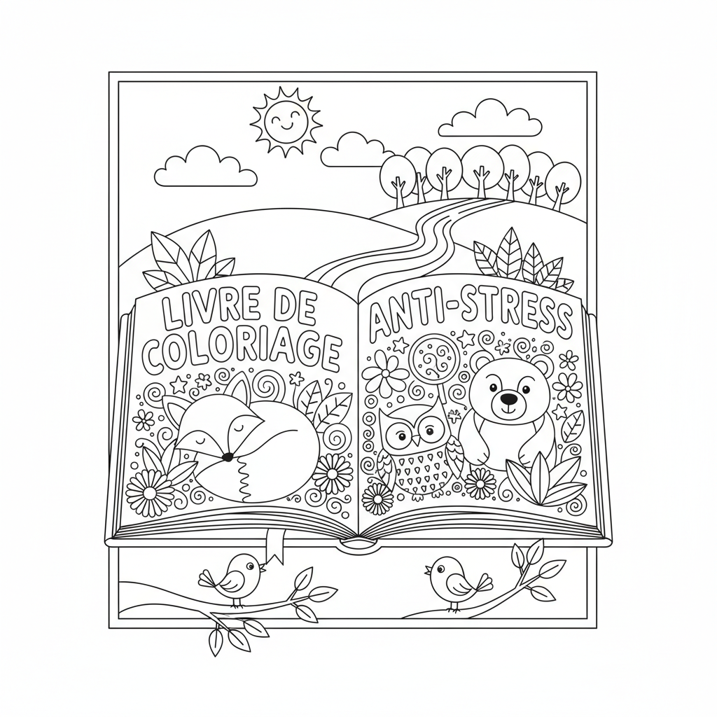 Coloriage livre de coloriage pour adulte 3