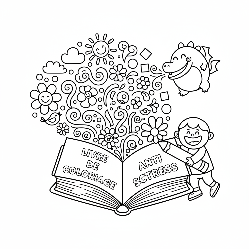 Coloriage livre de coloriage pour adulte anti-stress 5
