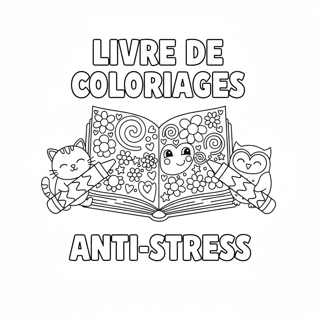 Coloriage livre de coloriages adultes