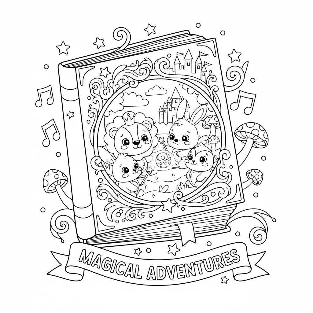 Coloriage livre disney coloriage 4