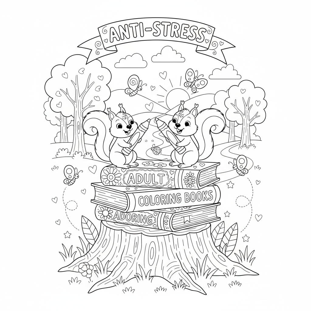 Coloriage livres coloriage adulte 3