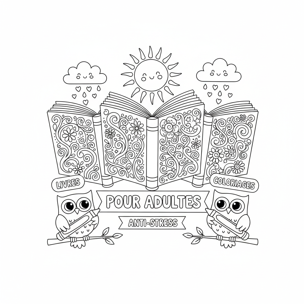 Coloriage livres coloriages pour adultes 2