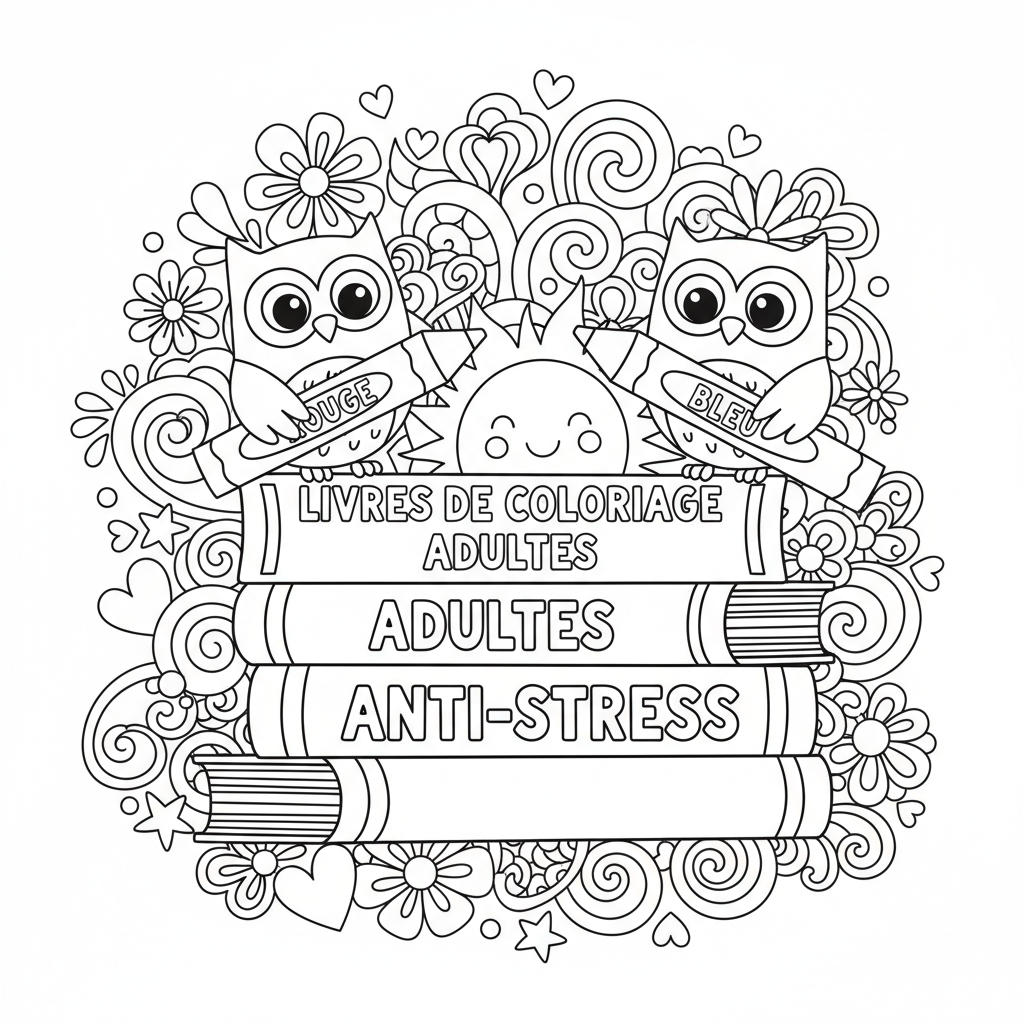 Coloriage livres de coloriage adultes