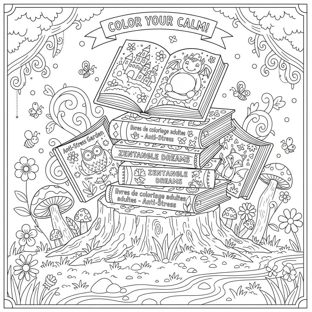 Coloriage livres de coloriage adultes 3