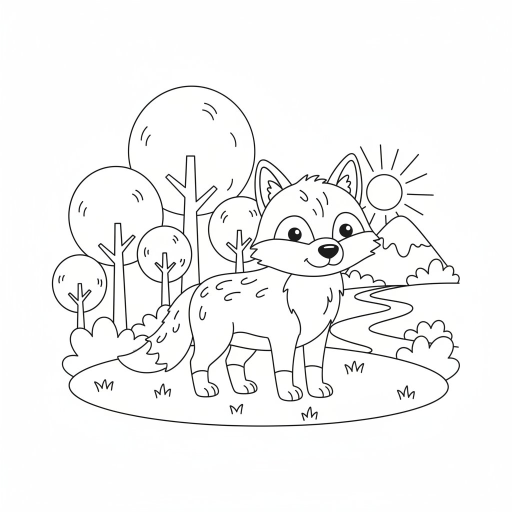 Coloriage loup auzou coloriage 3